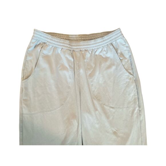 Women 4 Oiselle Light Blue Track Pants Jogger Sweatpants Ankle Zip Running - Picture 2 of 7